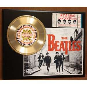  Beatles 24kt Gold Record Concert Ticket Series LTD Edition 