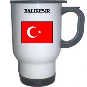  Turkey   BALIKESIR White Stainless Steel Mug Everything 