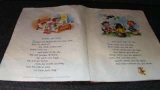 Vintage 1948 Raphael Tuck & Sons Nursery Rhymes for You & Me A Cloth 