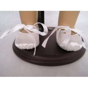  White Ballet Shoes for 18 Inch Dolls Including the 