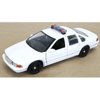 Motormax 1/24 1993 Blank White Chevy Caprice Police Car
