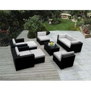 Genuine Ohana Outdoor Patio Sofa Wicker Sectional Furniture 9pc Couch 