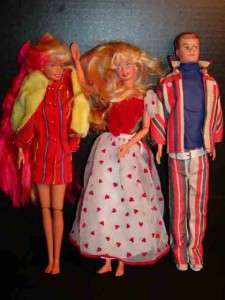 BARBIE DOLLS 2 w/ Flexible Knee Joints, One Ken Doll, All are 
