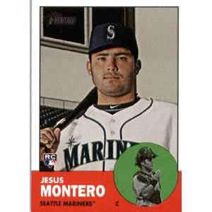  2012 Topps Heritage 60 Jesus Montero   Seattle Mariners 
