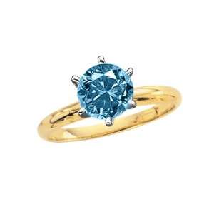   Solitaire Engagement Ring (Yellow Gold) (Size 8.5) Katarina Jewelry