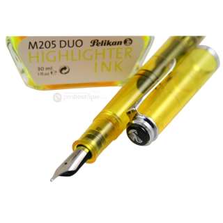 Pelikan M205 Duo Highlighter Fountain Pen & Ink Set B.B  