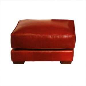   Russet on Maple) Madison Kavanaugh Leather Ottoman Furniture & Decor