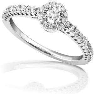  1/4 Carat Ladies Round Brilliant Diamond Ring in 14kt 