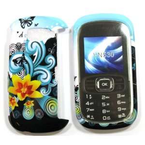  Black with Blue Yellow Flower Forest Butterfly LG Octane 