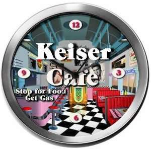  KEISER 14 Inch Cafe Metal Clock Quartz Movement Kitchen 
