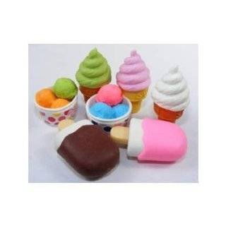 iwako japanese eraser ice cream 7pcs colors may vary