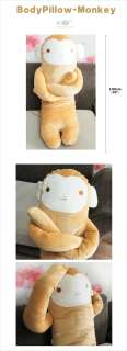 Cute Monkey Body Pillow toy gift  