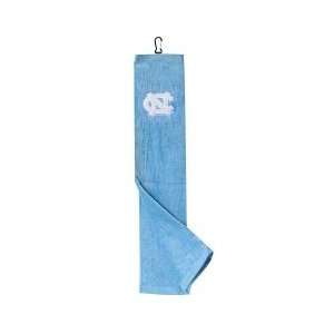 North Carolina Tar Heels NCAA Embroidered Tri Fold Towel  