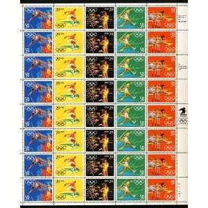  Olympics Track & Field 1991 Collectible Stamp Sheet 