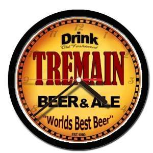  TREMAIN beer and ale cerveza wall clock 