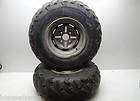 2007 YAMAHA GRIZZLY 350 4X4 REAR RIMS AND TIRES 25 10 12