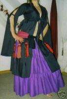 Ghawazee COAT tribal belly dance renaissance SCA gypsy ATS costume 