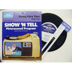  Disney Fairy Tales PETER PAN Picturesound Program (Record 
