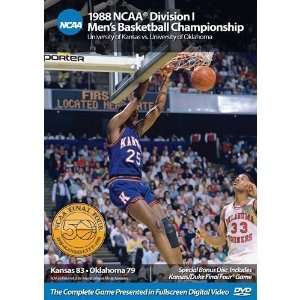  1988 NCAA Championship Kansas vs. Oklahoma DVD Sports 