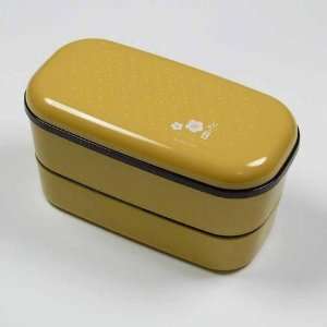  Fabric   Rectangular Bento Box   Mustard