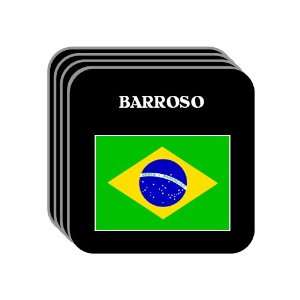  Brazil   BARROSO Set of 4 Mini Mousepad Coasters 