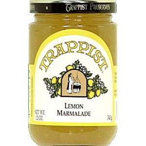 Trappist Preserves Lemon Marmalade 12.0 oz jar (Pack of 3)  