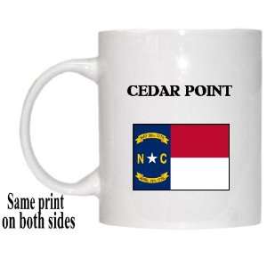  US State Flag   CEDAR POINT, North Carolina (NC) Mug 