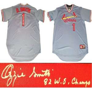  Series Jersey MLB COA Smith is the St. Louis Cardinals Hall of Fame 