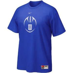  Nike Tulsa Golden Hurricane Royal Blue Team Issue T shirt 