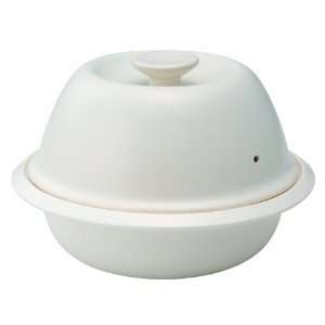  Cocoon Steaming Pot   White