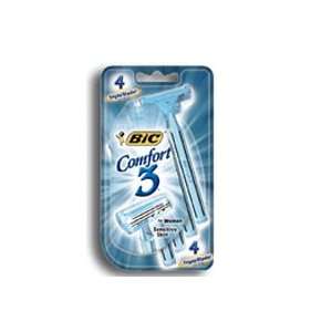 Bic Comfort 3 Triple Blade Shavers for Women with Sensitive Skin   4 