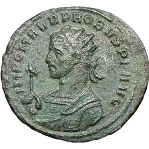 PROBUS on horse trampling captive 277AD Rare Authentic Ancient Roman 