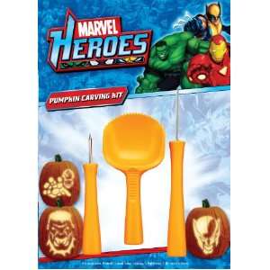  Paper Magic Group Pumpkin Carving Kit, Marvel Heroes Toys 