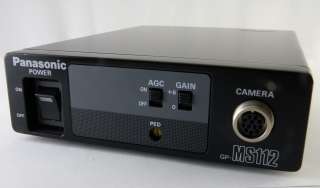 Panasonic   GP MS112 Industrial B/W CCD Camera Power Supply / Camera 
