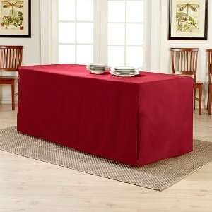  Highgate Manor Table Vogue 6  Rectangular Tablecloth   Red 