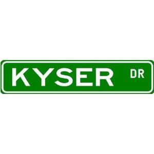  KYSER Street Name Sign ~ Family Lastname Sign ~ Gameroom 