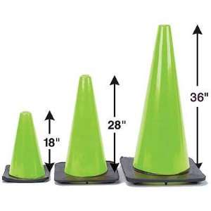  Fluorescent Lime Traffic Cone