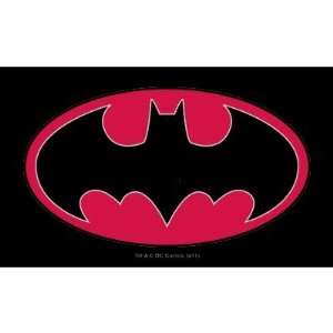  Batman Red Black Logo Oval Stickers Arts, Crafts & Sewing