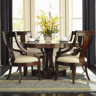   Set (1 Dining Table + 4 Chairs) in Cherry finish by Cresta  