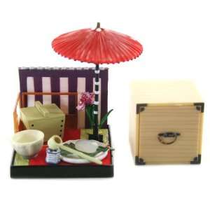 Wa no Takumi Tea Room Mini Furnature Trading Figure   Outdoor Backdrop 