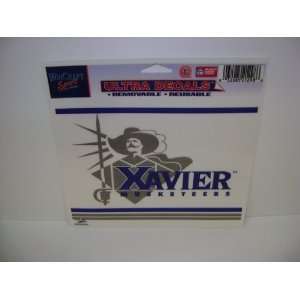 Xavier University Ultra decals 5 x 6   colored