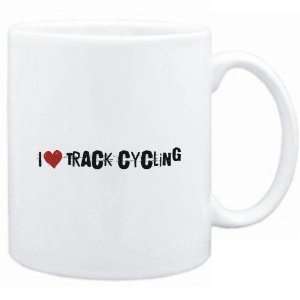  Mug White  Track Cycling I LOVE Track Cycling URBAN STYLE 
