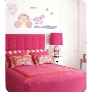  Large Princess Carriage Pink Wall Sticker Decal Ideal for 