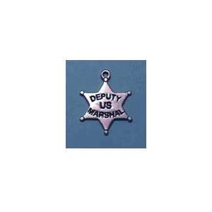  US Marshal Badge Charm 