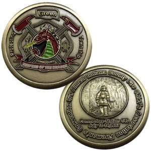  Green Township Commodore Station 540 Challenge Coin 