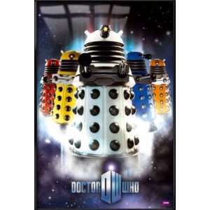  Doctor Who   Framed TV Show Poster (The New Daleks) (Size 