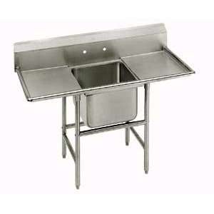   One Compartment Pot Sink with Two Drainboards   94