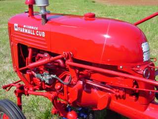   Harvester McCormick Farmall Cub Tractor & Cub 144 Cultivator  