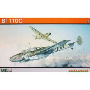  Eduard Bf 110c Germany WWII Heavy Fighter 148 Scale 