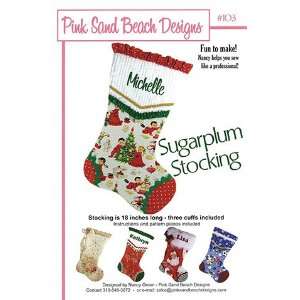  Pink Sand Beach Designs   Sugarplum Stocking Arts, Crafts 